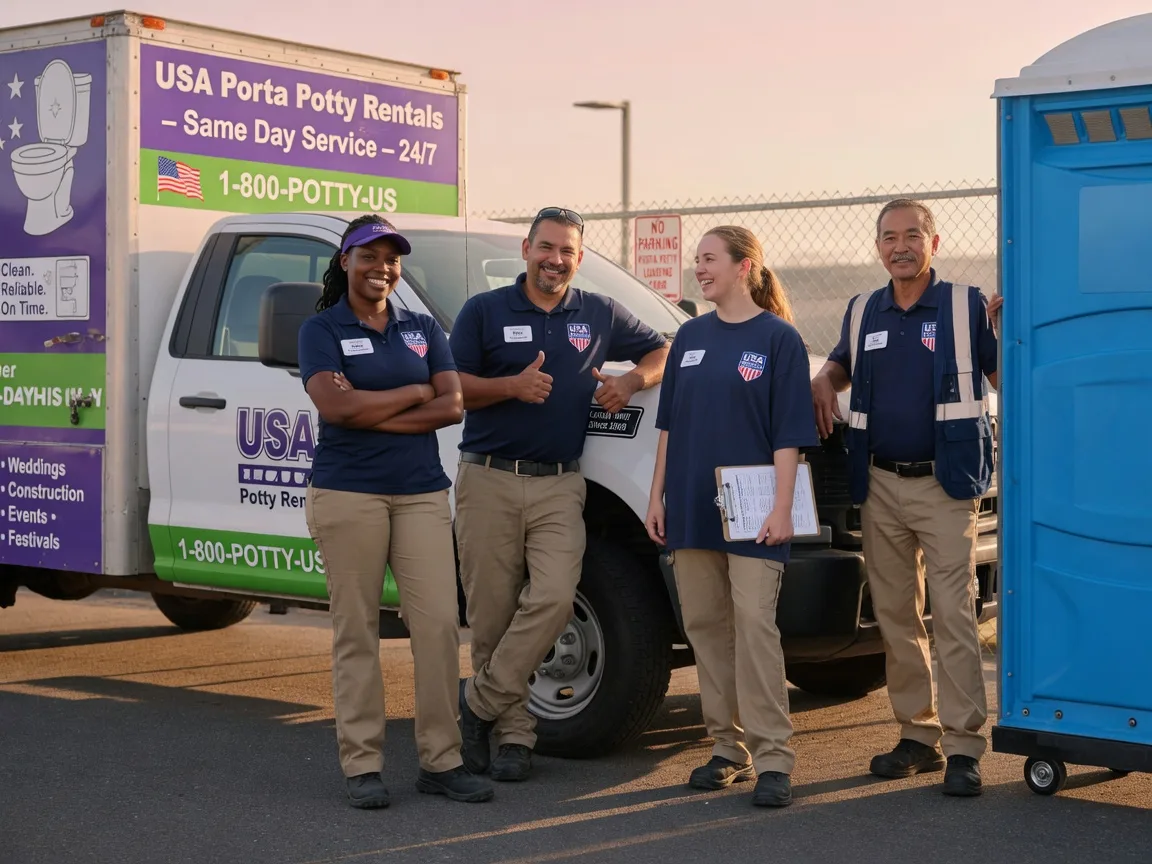 Porta Potty Rental company in Rock Glen, PA